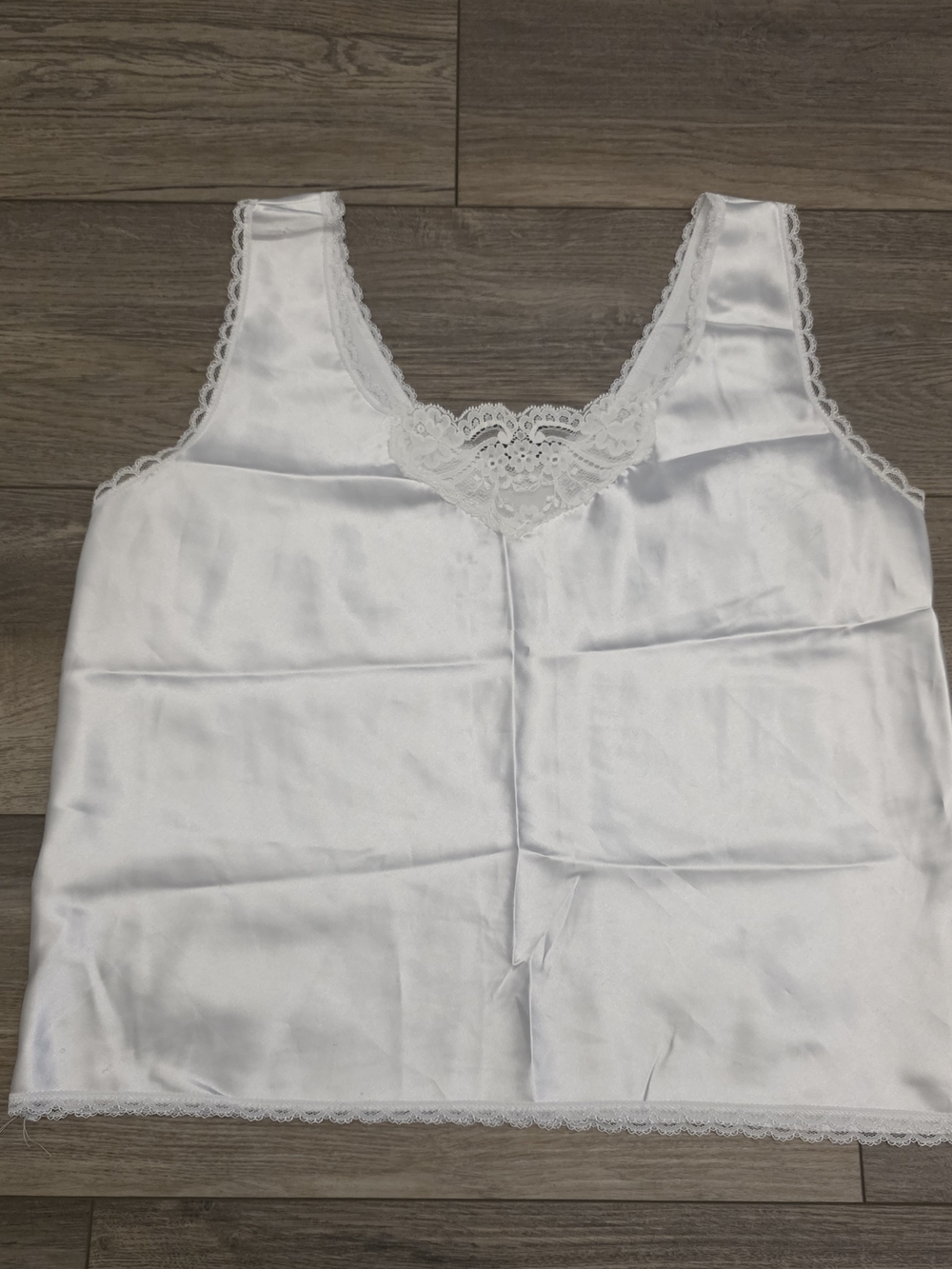 Vintage-Style Satin & Lace Camisole